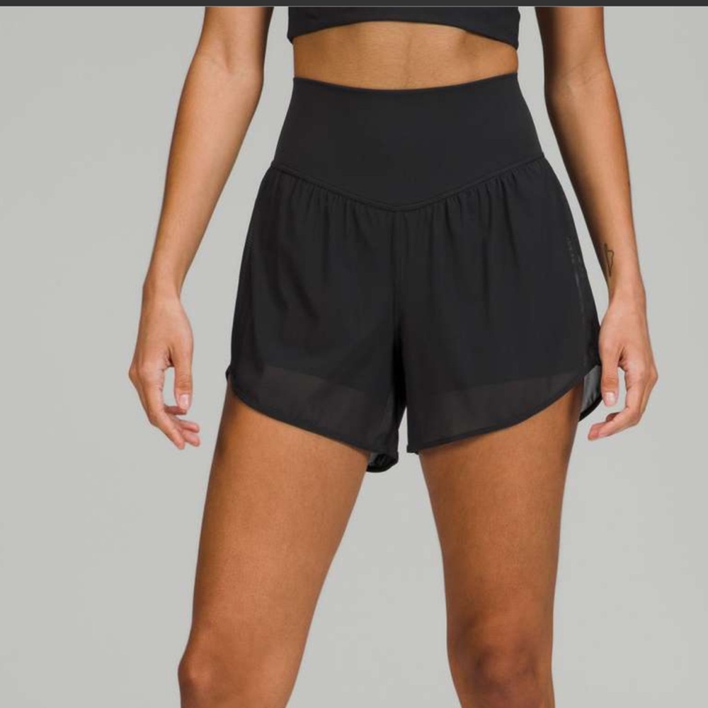 Lululemon Nulu and Mesh High-Rise Yoga Short 3.5"